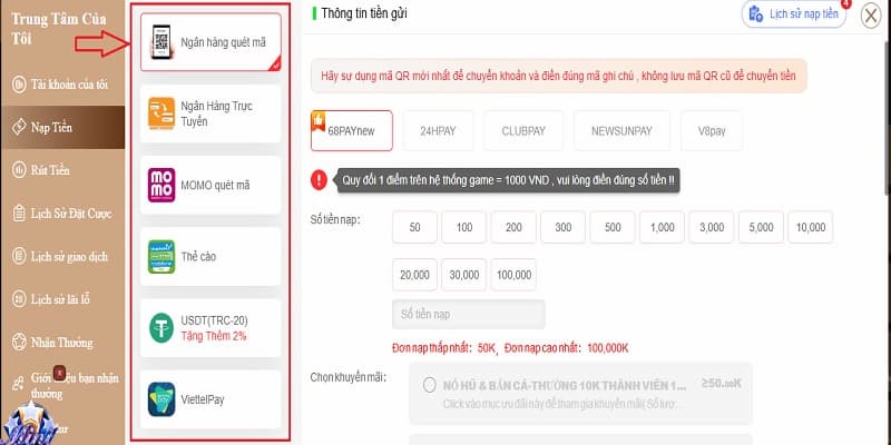 Lưu ý khi nạp tiền Max88 để tránh lỗi và đảm bảo an toàn